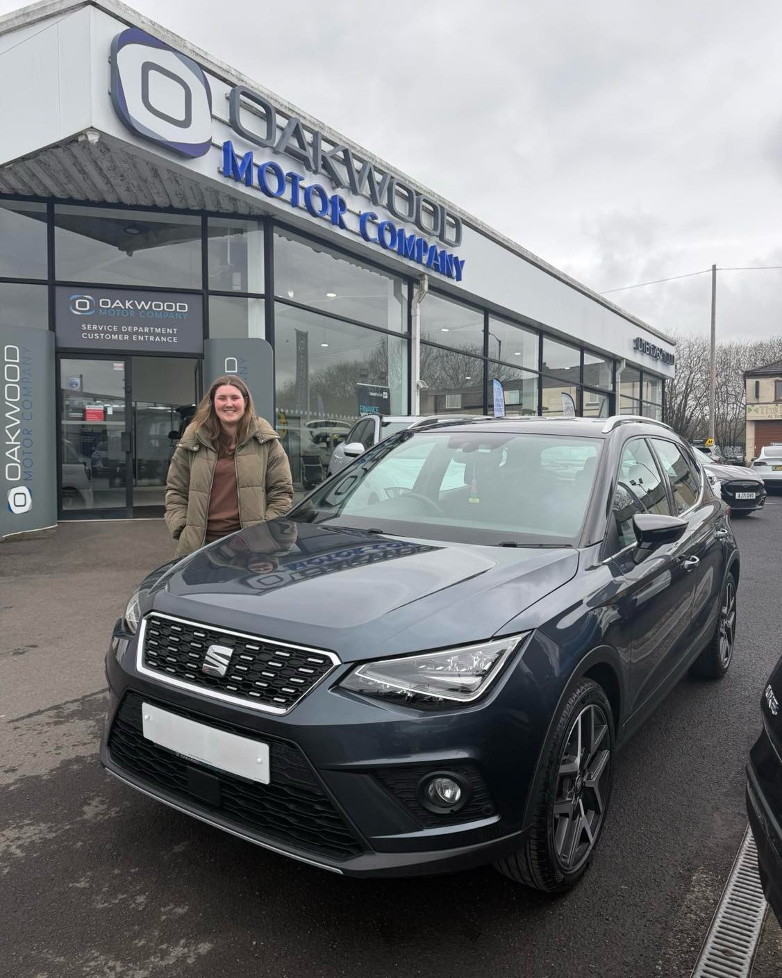 Another happy Oakwood Motor Company Ltd customer