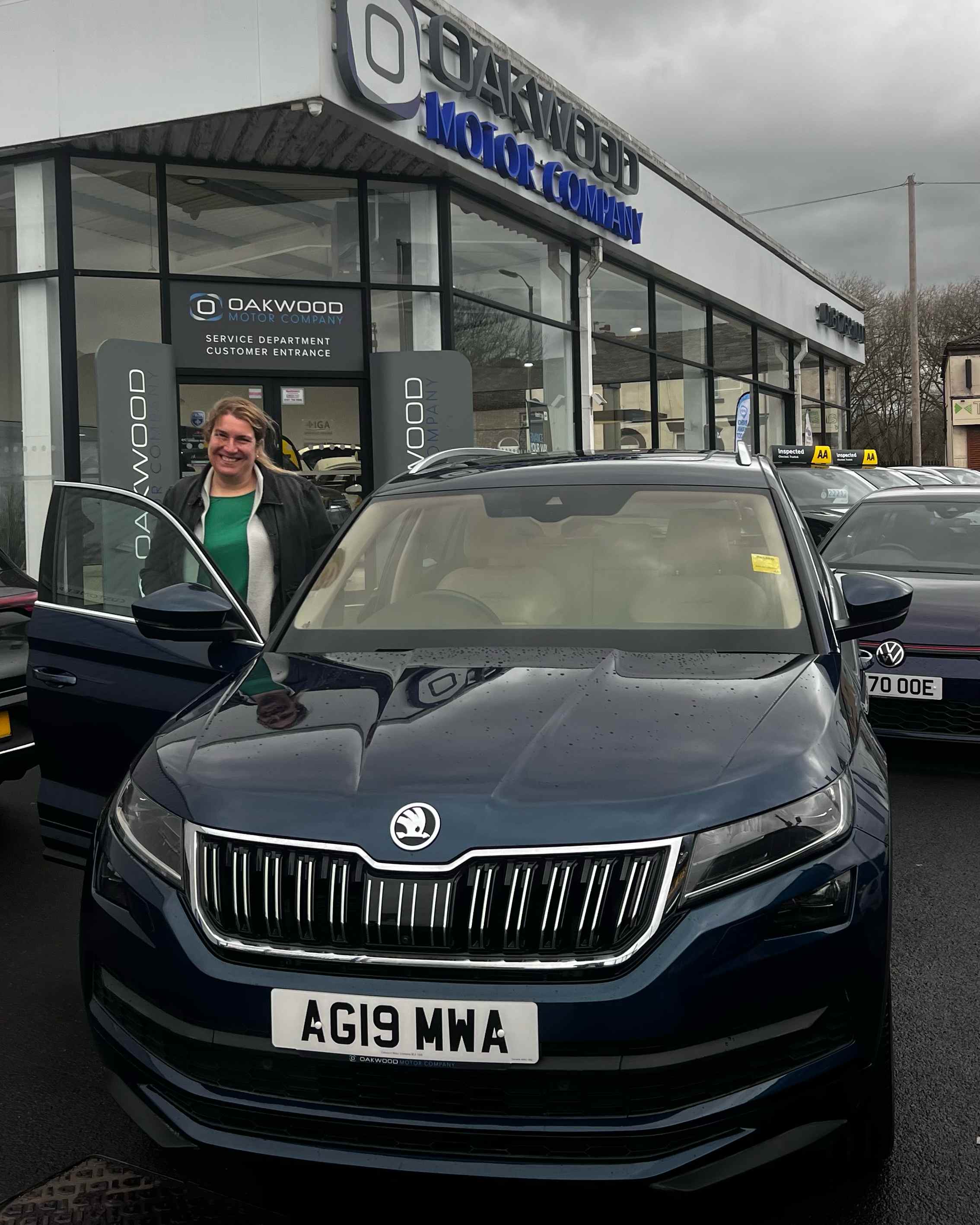 Another happy Oakwood Motor Company Ltd customer